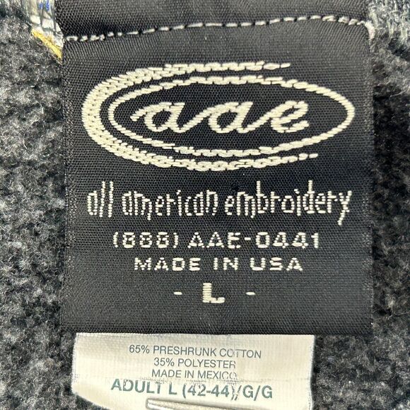 Vintage Miami University Dad Sweatshirt Mens L Large Gray 90s Ohio RedHawks NCAA - Picture 5 of 6